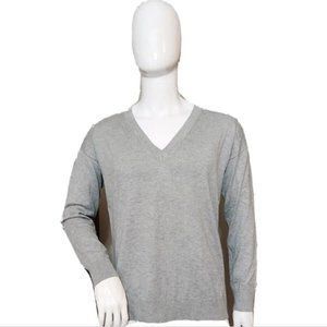 BANANA REPUBLIC Premium Luxe Yarn V-Neck Cotton Cashmere Sweater
